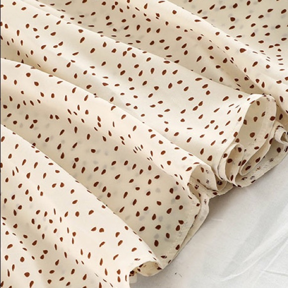 Raffle Off the Shoulder Tan Dress - Picture 5 of 8